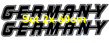 Dekor Aufkleber Germany 2x