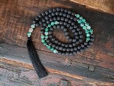 Mala Kette - Lava & Achat - NEU - Buddha - Yoga - Schmuck - NEU - Halskette!!