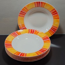 6x Suppenteller aus Porzellan