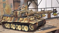 Rc Panzer Tiger I, 2,4GHz in  1/16 Rauch und Sound Heng Long