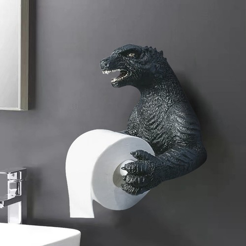 Klopapierhalter godzilla harz - klopapierhalter,