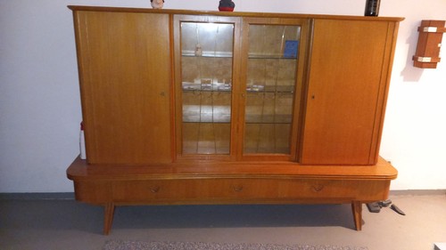 Retro wohnzimmerschrank mit - retro,