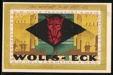 Notgeld Frankfurt am Main 1922, 50 Pfennig, Tabakfabrikate G.M. Holz mit Wolfsm 