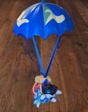 Marienkäfer, Kunststoff Deko-Figur, hängend an Fallschirm