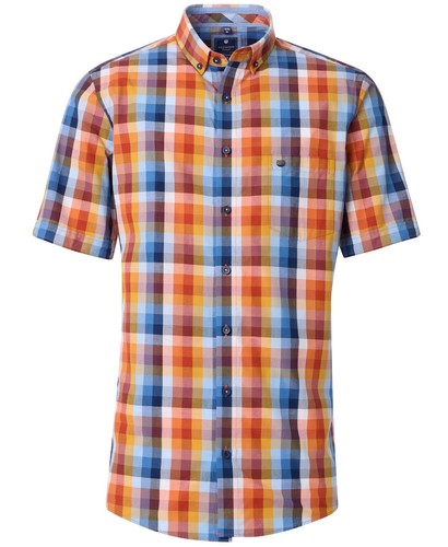 Redmond kurzarmhemd orange - kurzarmhemd,