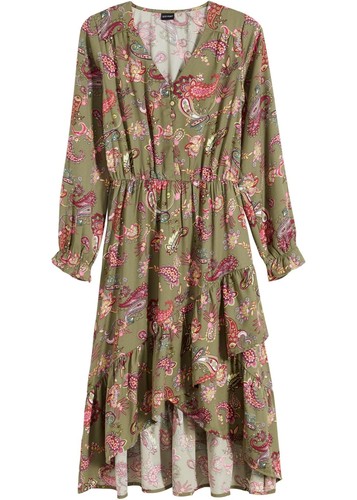 Midikleid mit knopfleiste - midikleid, und