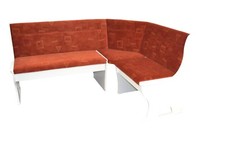 Truheneckbank 165x125 cm weiß