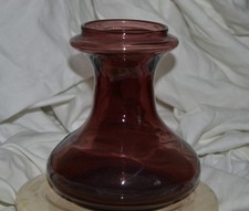 Antike Amethyst Lila Glas Hyazinthe Knollen Zwang Vase Zwiebelform