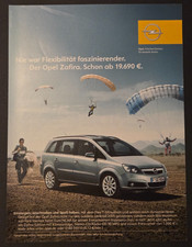 10. Opel Zafira Werbeanzeige