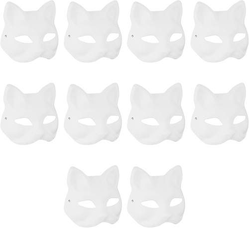 Stk katzenmasken zum - katzenmasken,