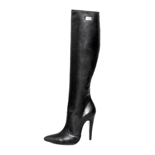 Kniehoher stiefel mit hohem - kniehoher,