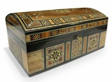 Schmuckkasten Holz Truhe  mit