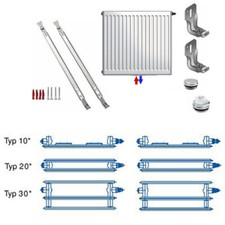 Buderus Ventil VCM- Profil Heizkörper Mittenanschluss BH 600 mm Typ 10 20 30