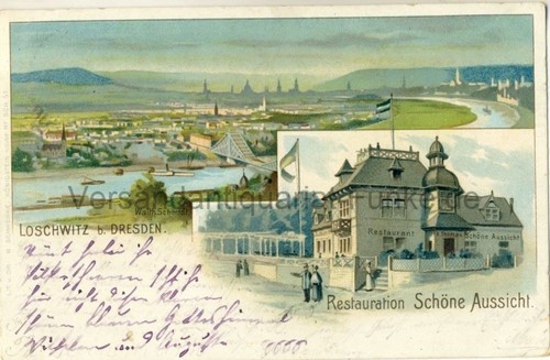 Ansichtskarte loschwitz - ansichtskarte,