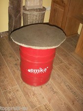 Couchtisch original Ölfass massive Steinplatte Unikat Vintage Tisch Shabby alt