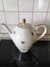Kaffeekanne 50iger Jahre Mitterteich Bavaria  Goldrand, Goldblume, Sterne