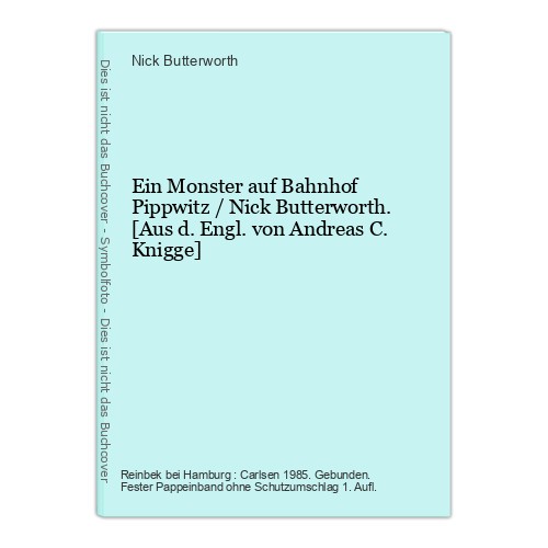 Ein monster auf bahnhof - ein,