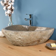 Stein Aufsatz-Waschbecken ca