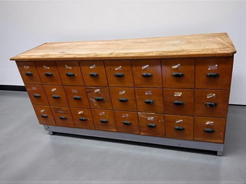 Vintage apotheker kommode - vintage,