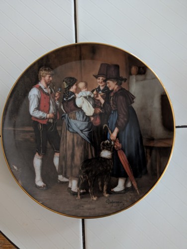 Lilien porzellan sammelteller - lilien,