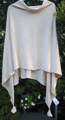 Poncho mit 2 - ,
