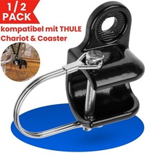 Fahrradanhänger Kupplung kompatibel mit Thule Chariot Coaster Anhängerkupplung