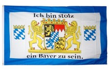 Fahne Bayern Ich bin stolz ein