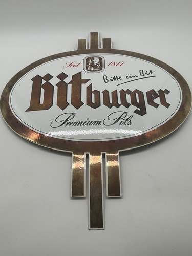 Bitburger metallschild 60 - bitburger, ca