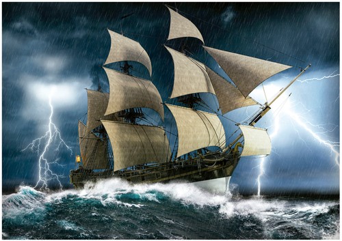 Puzzle segelschiff - (1000, t.)