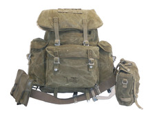 Original BW Bundeswehr Rucksack 80er Jahre mit Koppeltragegestell Koppel Taschen