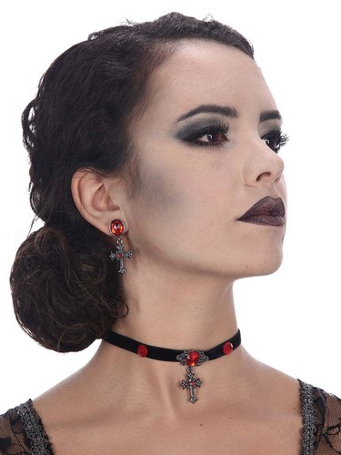 Halloween halskette ohrring - halloween,
