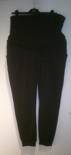 Schwarze Jogginghose Umstandshose Schwangerschaftshose Gr. 44/46