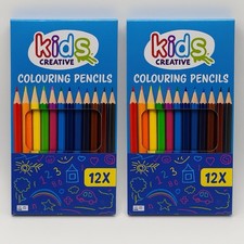 2×12 Buntstifte Set