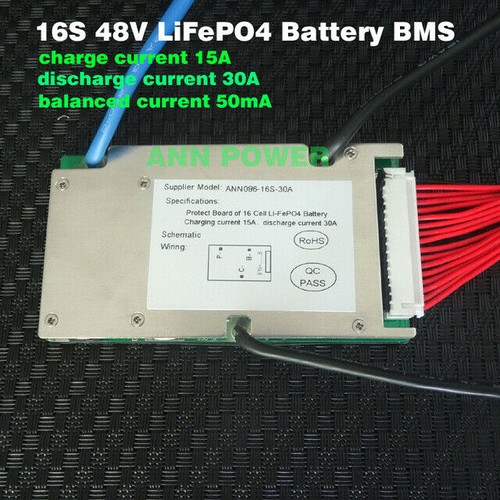 16s 48v 30a lifepo4 bms - bms, akku