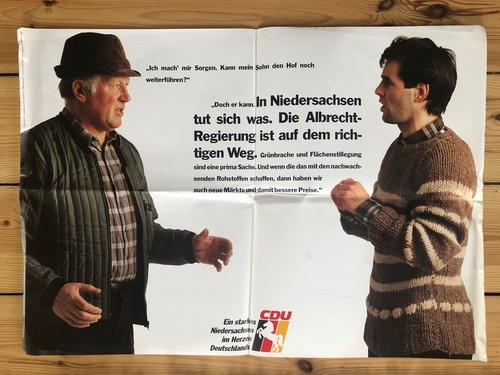Cdu wahlplakat 1990 auf dem - 1990,