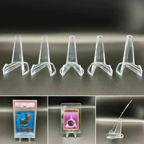 10x clear card holder stand - holder,