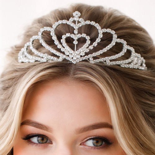 Haarreif diadem tiara - haarreif, strass