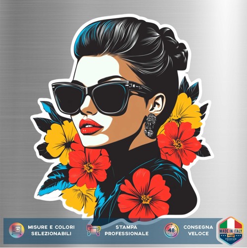 Pin sticker vintage sexy - up,