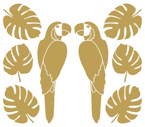 Tropical aufkleber deko - aufkleber,
