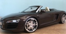 EINZELSTÜCK 1:18 Audi R8 Spyder V10 Teakbraun ABT BR Echtalu Felgen OVP Tuning