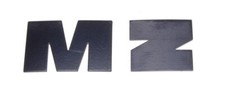 Buchstabe M + Z Tank für MZ