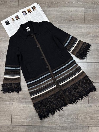 Women missoni coat black - missoni, wool
