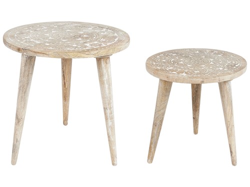 Beistelltisch 2er set mango - 2er,