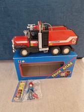 Atlas Truck Feuerwehr von MSB mit Figur, unbespielt und in OVP