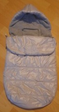 Fußsack , Kinderwagen , Red Castle  ca. 76x36 cm , silbergrau , Übergang