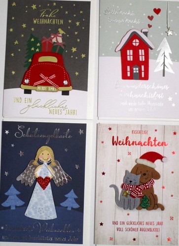 Edle weihnachtskarte - edle,