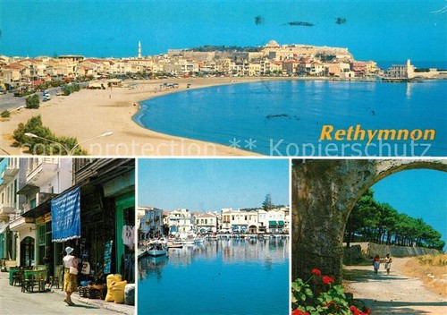 Rethymnon kreta badestrand - rethymnon,