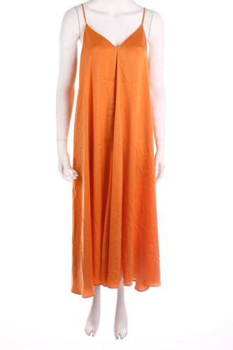 Maxikleid s orange - h&m,