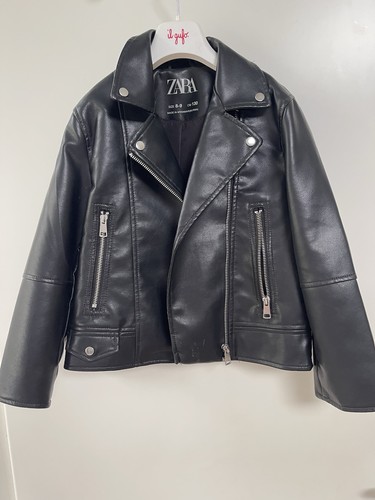 Zara lederimitat jacke 130 - lederimitat, jacke,gr.130