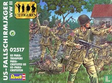 " US- FALLSCHIRMJÄGER WWII " REVELL 02517 in 1:72 / KOMPLETT 100% / OHNE KARTON